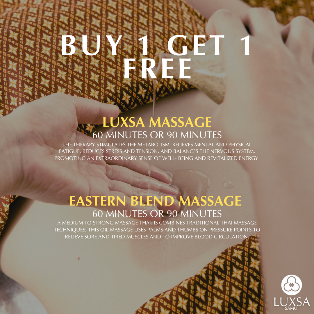 Luxsa Spa special buy 1 get 1